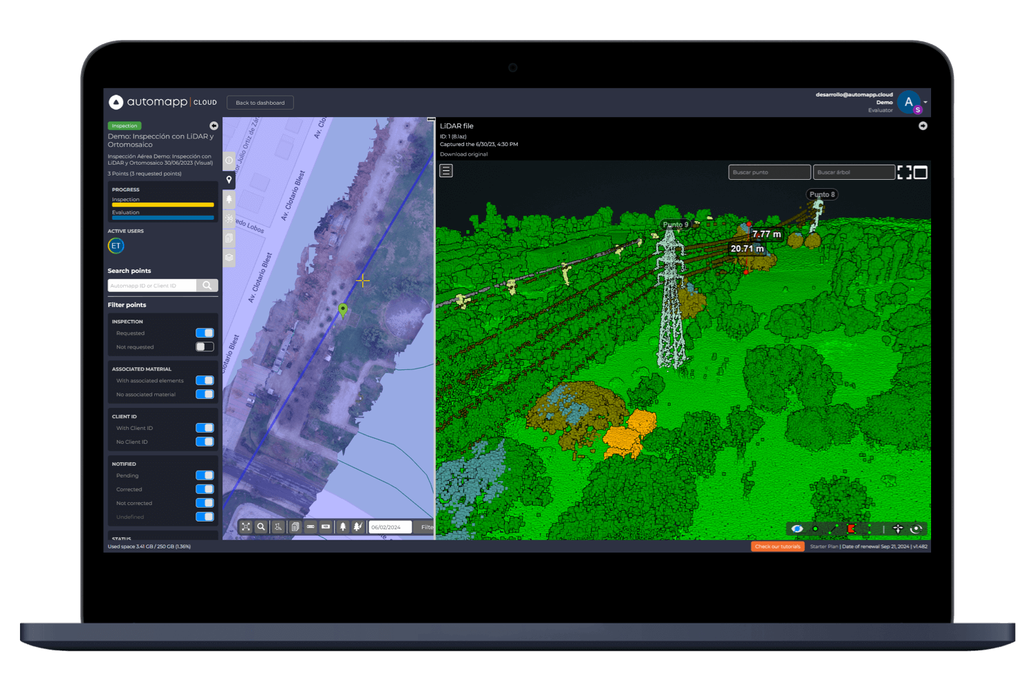 Inspección de Líneas Eléctricas